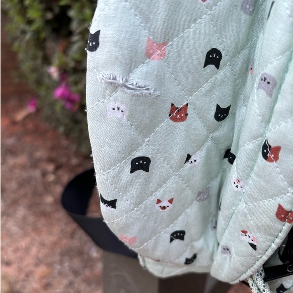 KAVU Kitten Crazy Rope Sling Bag Backpack CAT Crossbody Purse Travel Organizer - Picture 2 of 7